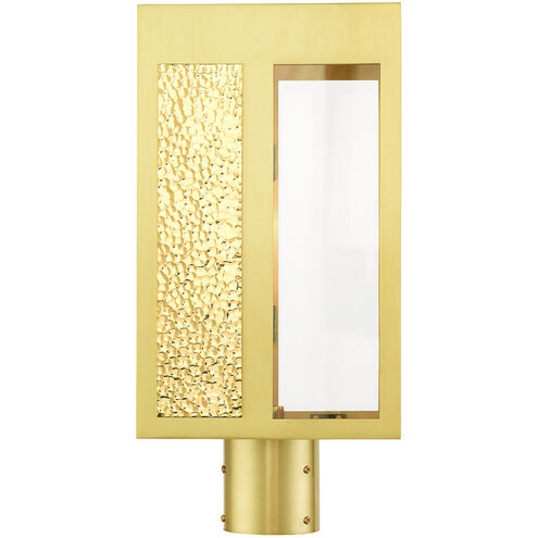 Lafayette 1 Light 17 inch Satin Brass Outdoor Post Top Lantern