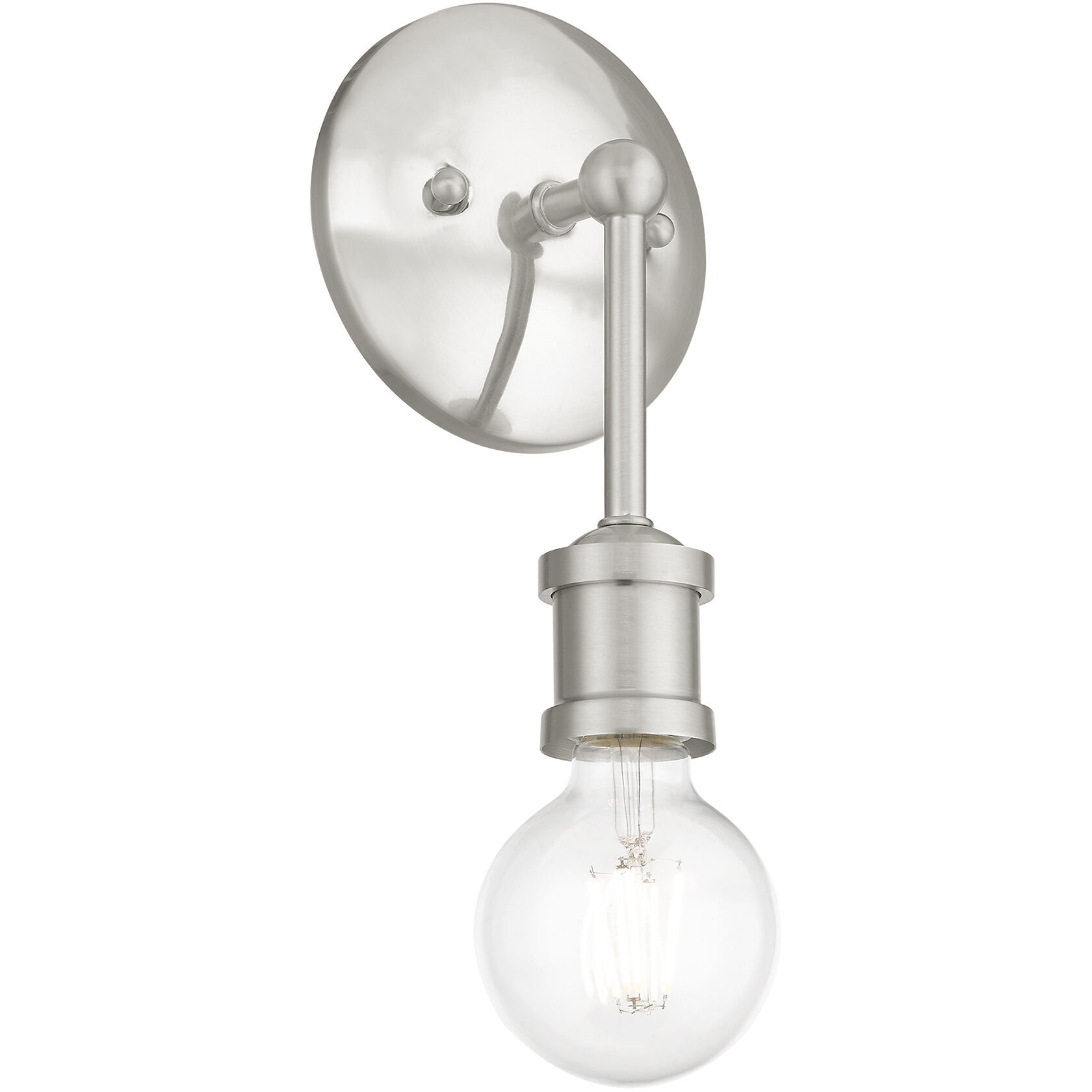 Lansdale 1 Light 5 inch Brushed Nickel Vanity Sconce Wall Light