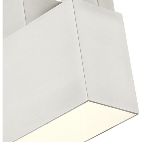Lynx 1 Light 5 inch Brushed Nickel Outdoor ADA Wall Sconce