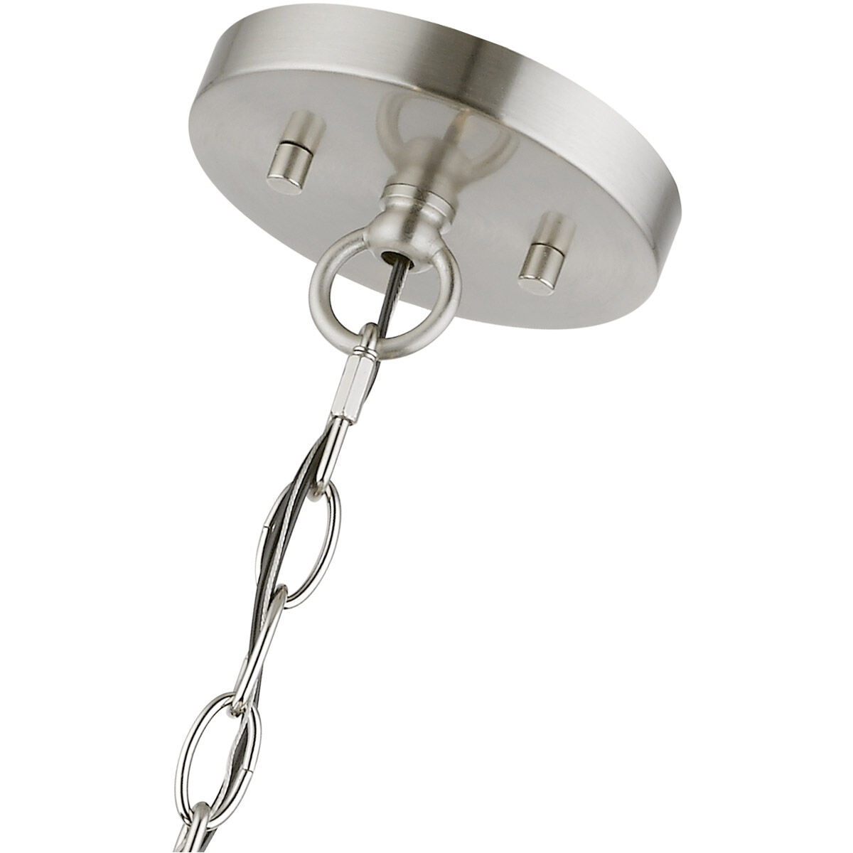 Huntington 5 Light 23 inch Brushed Nickel Pendant Chandelier Ceiling Light