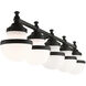 Oldwick 5 Light 43 inch Black Vanity Sconce Wall Light