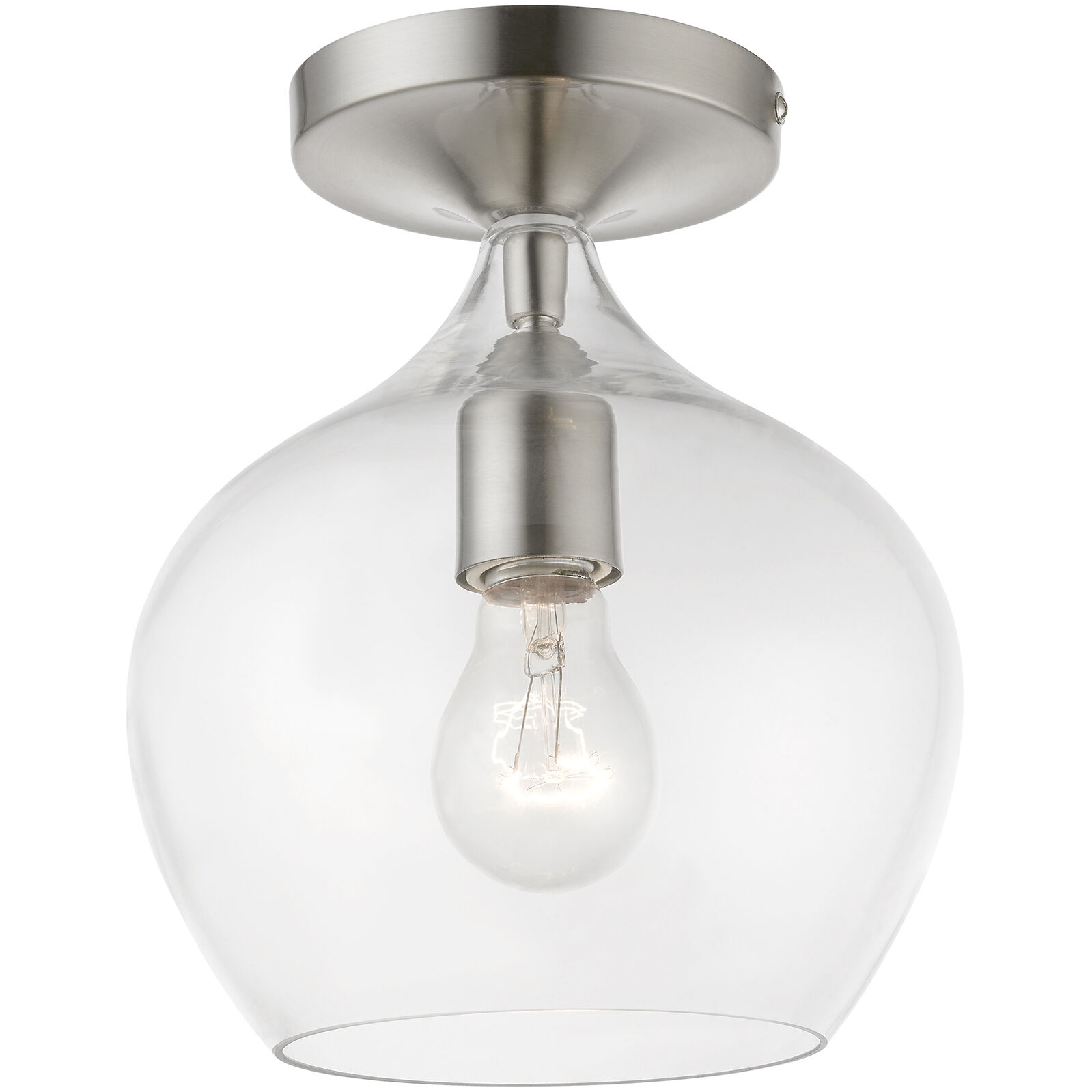 Aldrich 1 Light 8.00 inch Semi-Flush Mount