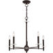 Bennington 5 Light 25 inch Bronze Chandelier Ceiling Light