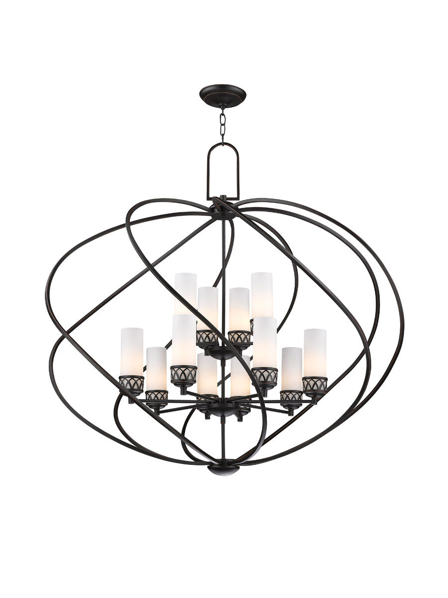 Westfield 12 Light 42 inch Olde Bronze Foyer Chandelier Ceiling Light