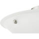 Oasis 3 Light 20 inch Brushed Nickel Semi-Flush Mount Ceiling Light