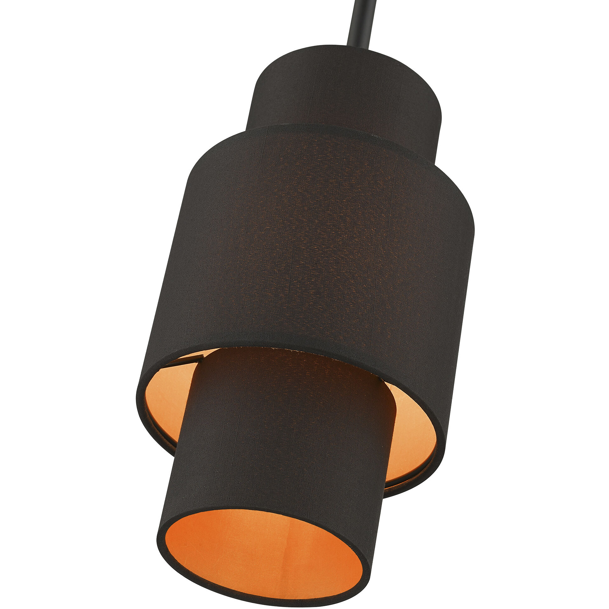 Sentosa 1 Light 7 inch Black Pendant Ceiling Light