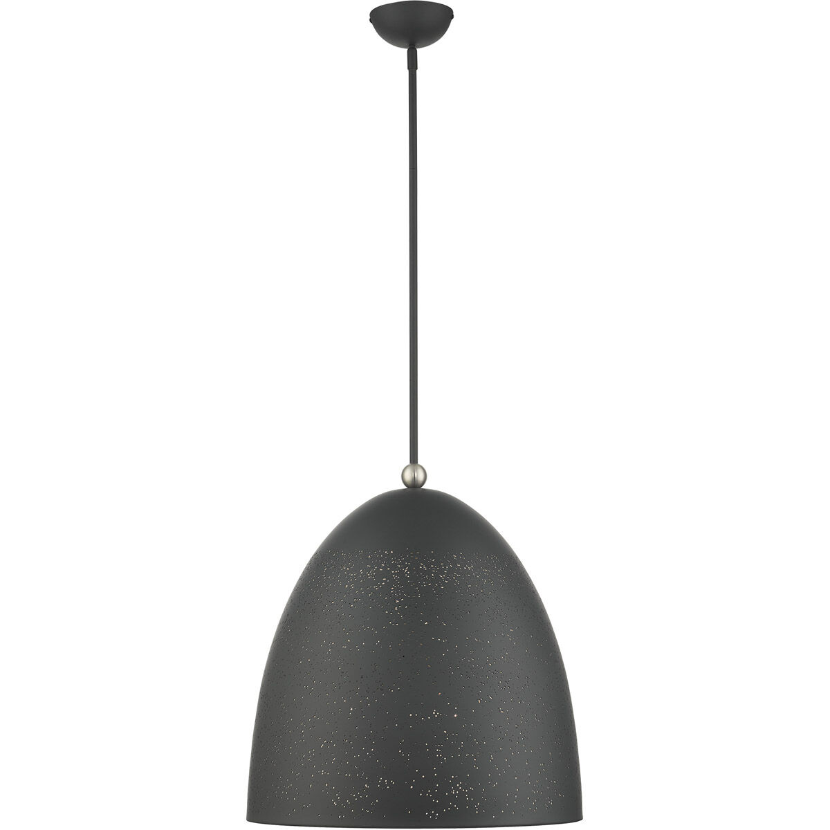 Arlington 3 Light 19 inch Scandinavian Gray with Brushed Nickel Accents Pendant Ceiling Light