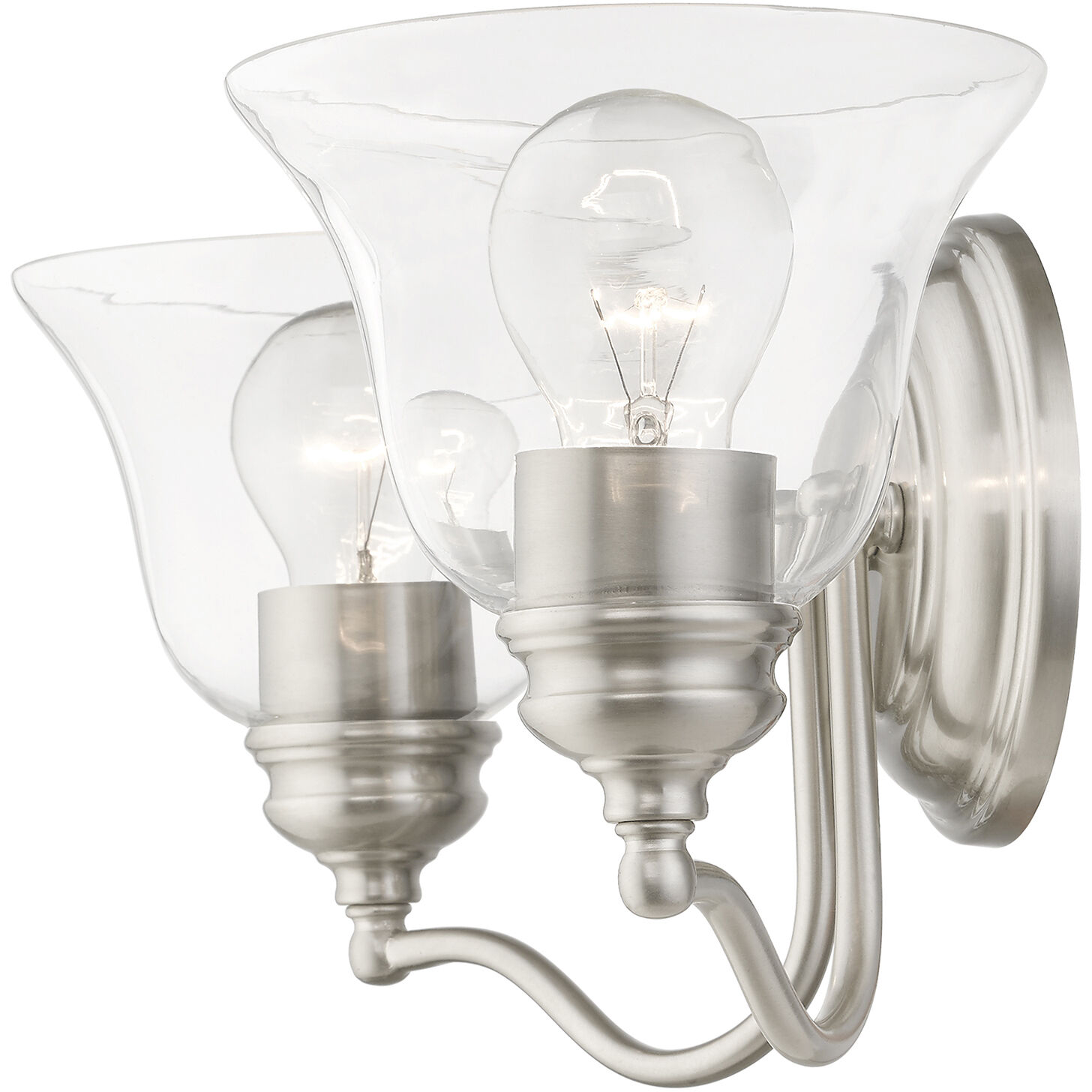 Moreland 2 Light 15 inch Brushed Nickel Vanity Sconce Wall Light