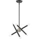 Soho 6 Light 13 inch Scandinavian Gray Chandelier Ceiling Light