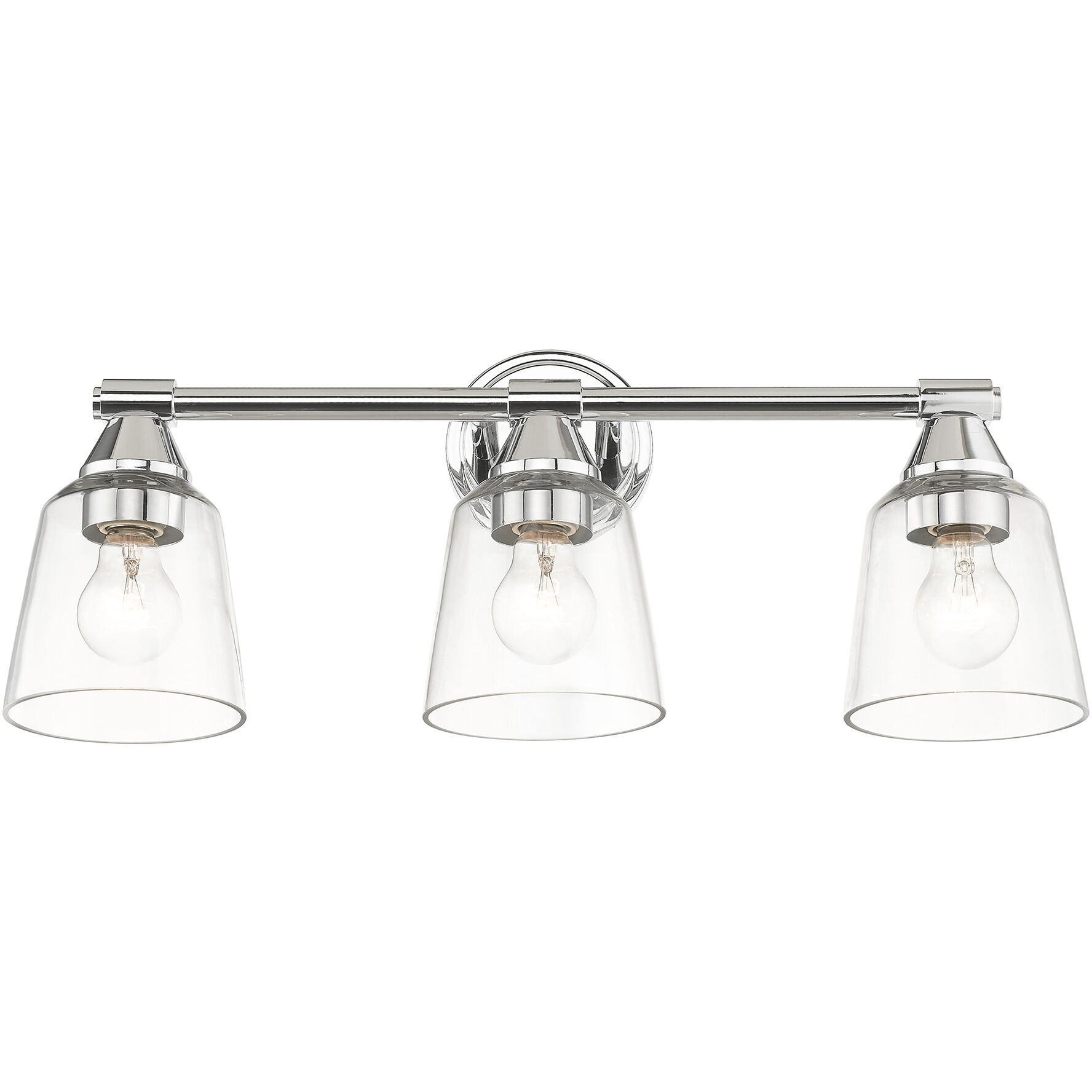 Catania 3 Light 23 inch Polished Chrome Vanity Sconce Wall Light