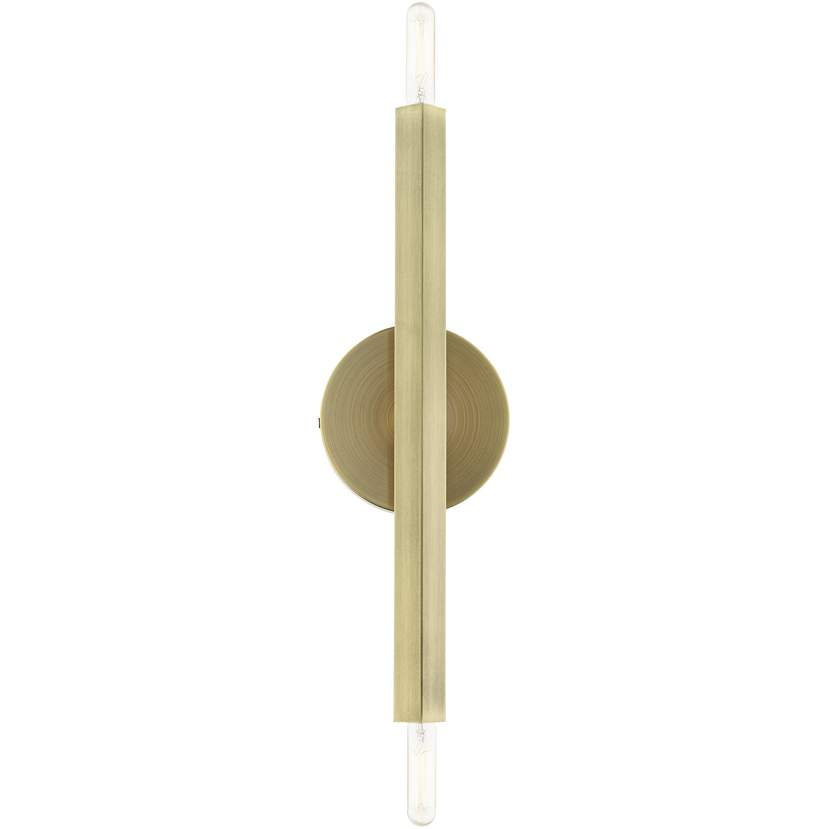 Monaco 2 Light 5 inch Antique Brass ADA ADA Sconce Wall Light