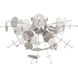 Circulo 4 Light 24 inch Polished Chrome Flush Mount Ceiling Light