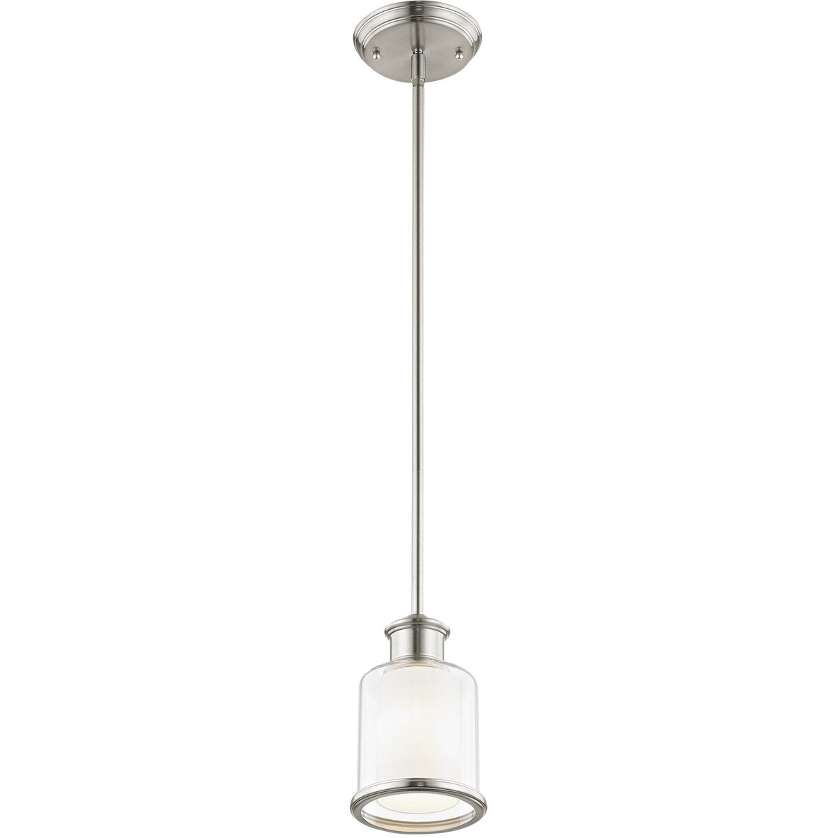 Middlebush 1 Light 5.5 inch Brushed Nickel Mini Pendant Ceiling Light