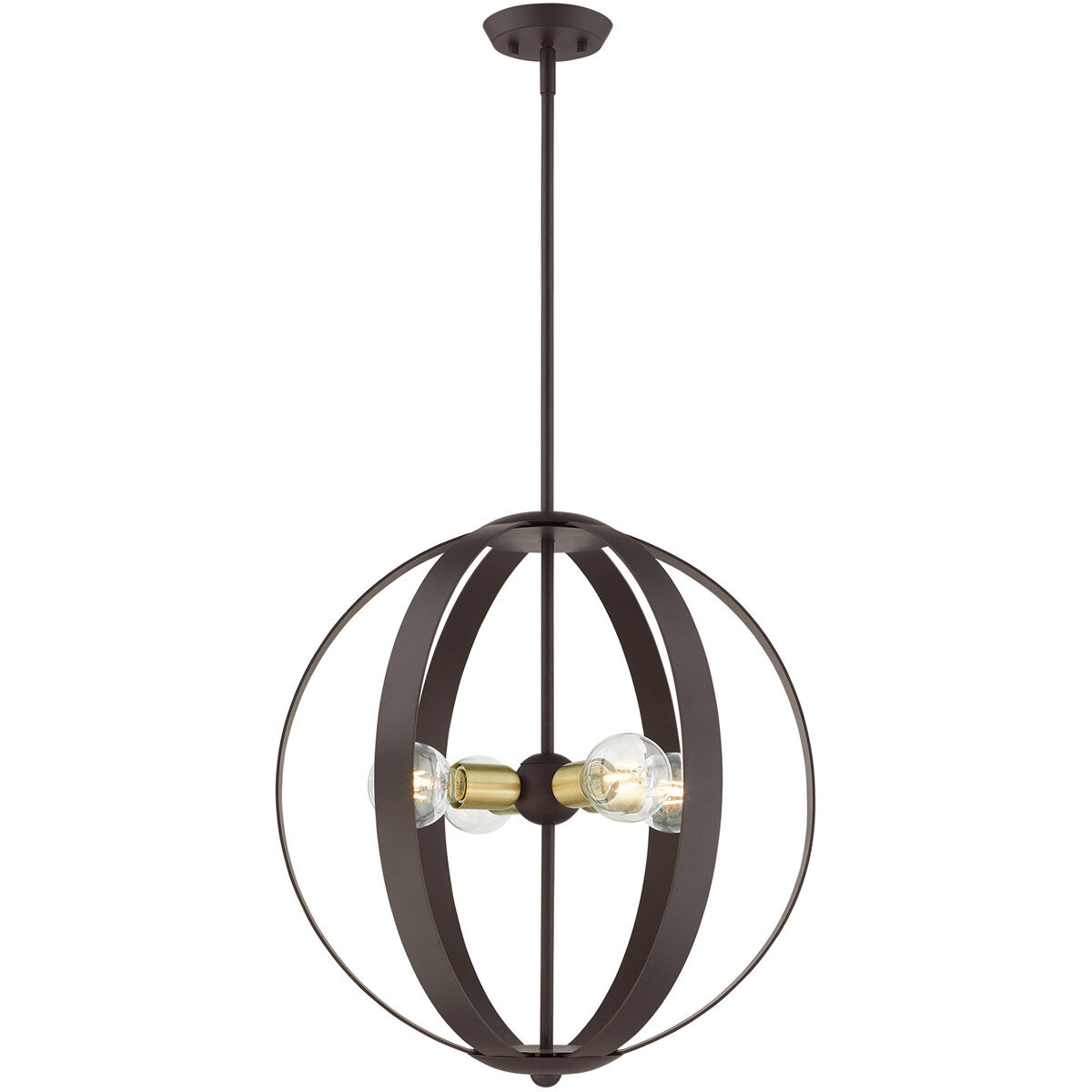 Modesto 4 Light 20 inch Bronze Chandelier Ceiling Light