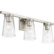 Cityview 3 Light 23 inch Brushed Nickel Vanity Sconce Wall Light
