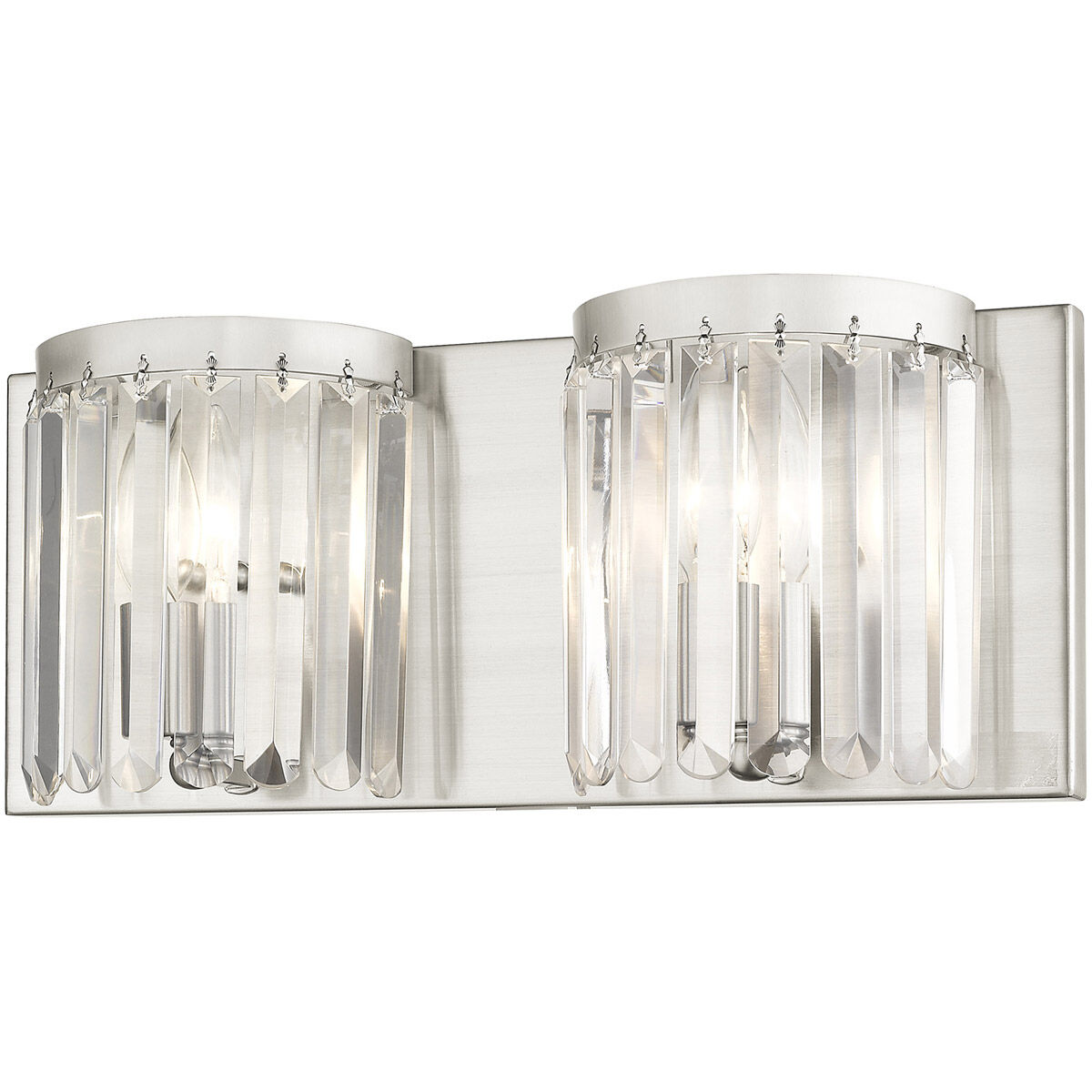 Ashton 2 Light 17 inch Brushed Nickel ADA Bath Vanity Wall Light