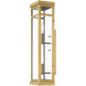 Hopewell 2 Light 22 inch Antique Brass Outdoor Wall Lantern 