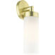 Aero 1 Light 4 inch Satin Brass ADA ADA Single Sconce Wall Light