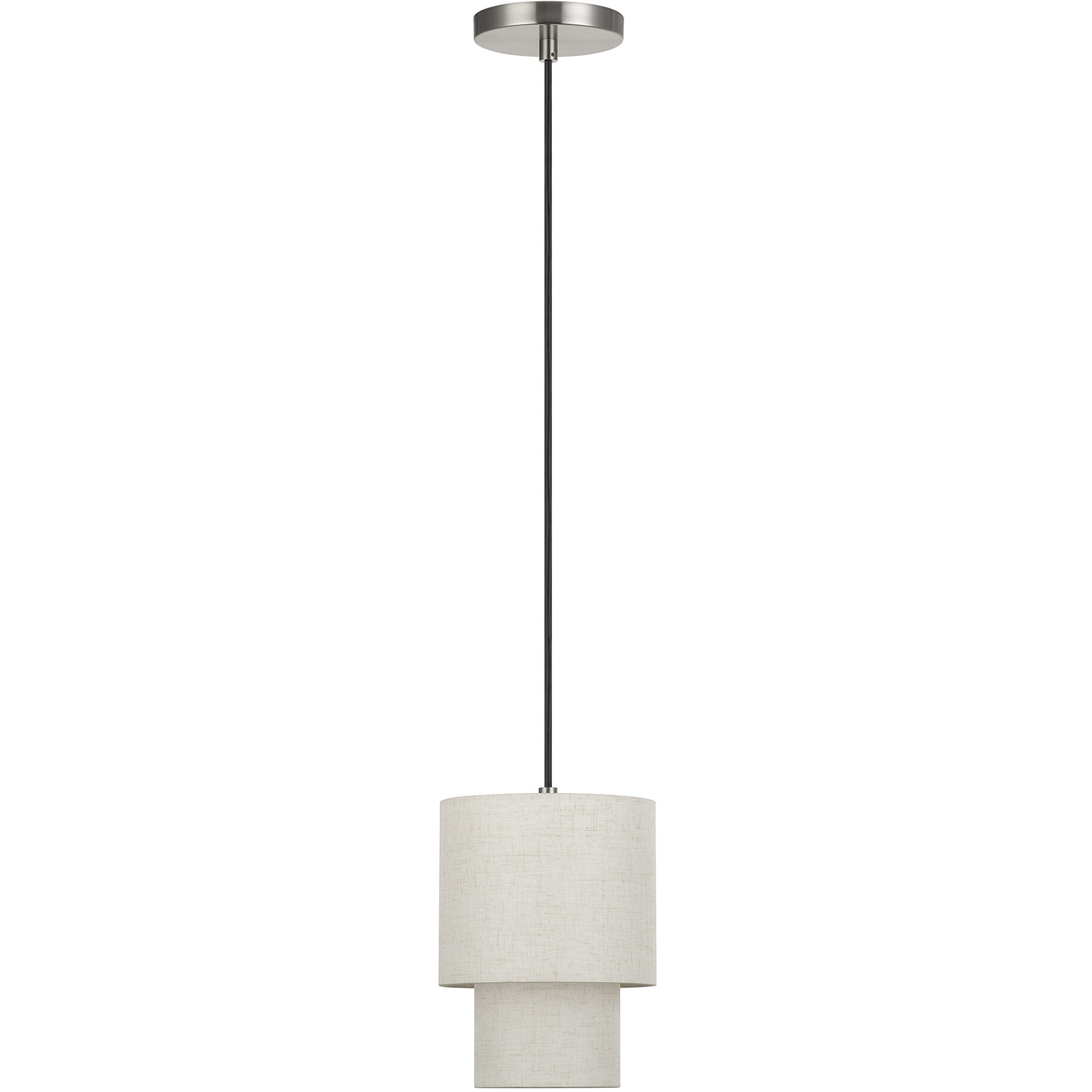 Monroe 1 Light 7 inch Brushed Nickel Mini Pendant Ceiling Light