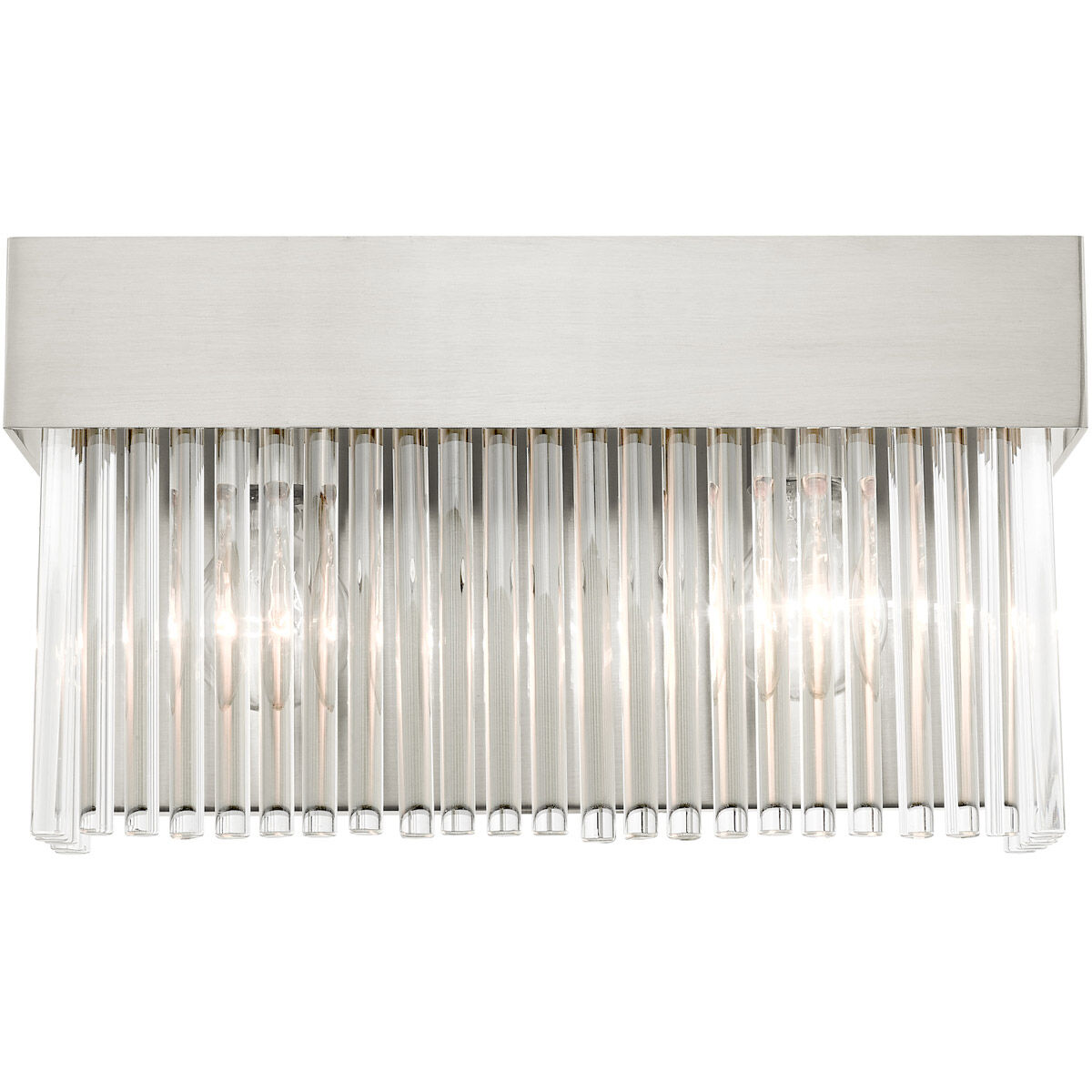 Norwich 2 Light 14 inch Brushed Nickel ADA Sconce Wall Light