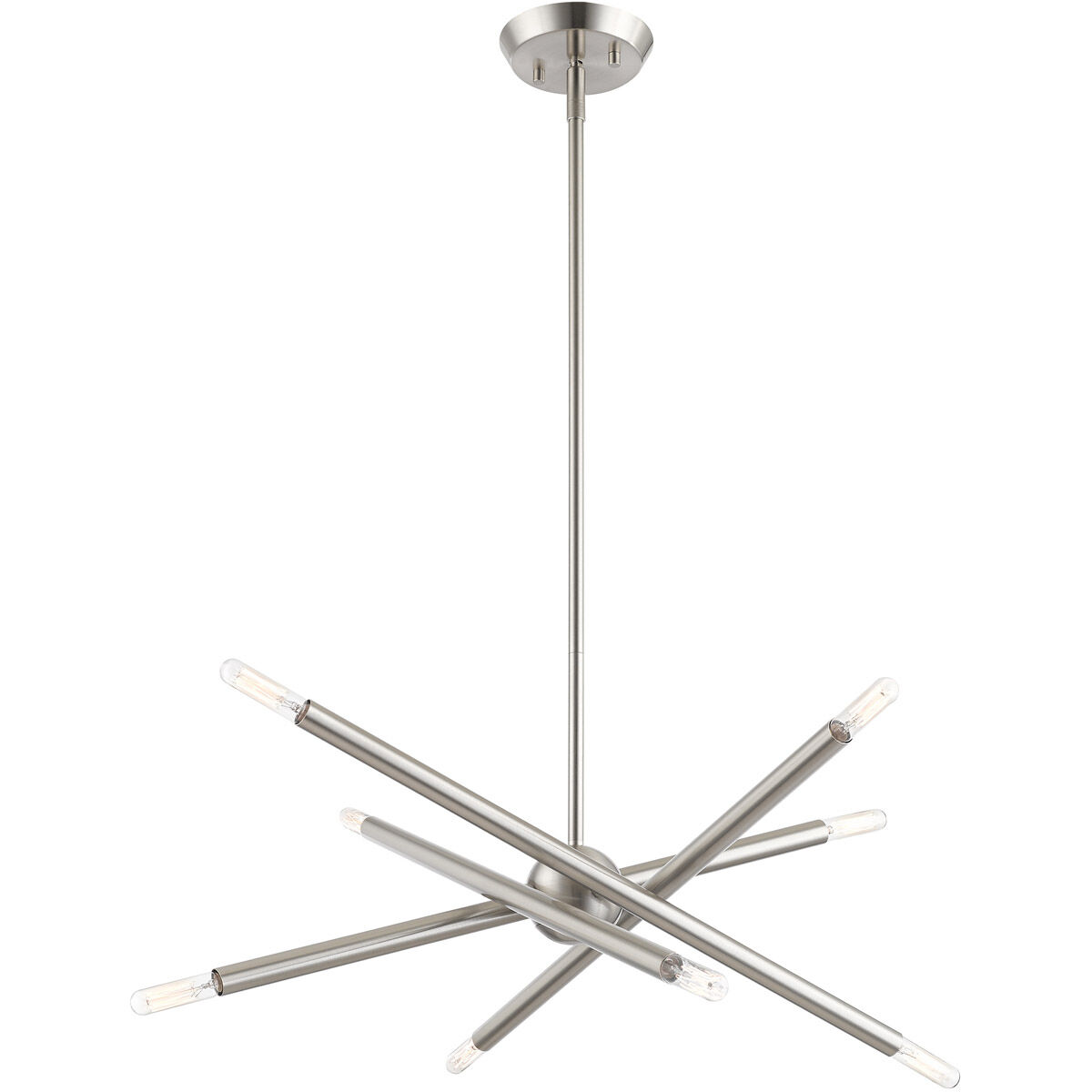 Soho 8 Light 20 inch Brushed Nickel Chandelier Ceiling Light