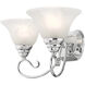 Coronado 2 Light 18.5 inch Polished Chrome Bath Vanity Wall Light