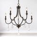 Glendale 5 Light 25 inch English Bronze Chandelier Ceiling Light