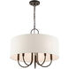 Blossom 5 Light 22 inch English Bronze Pendant Chandelier Ceiling Light