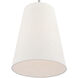 Prato 1 Light 11 inch Brushed Nickel Pendant Ceiling Light