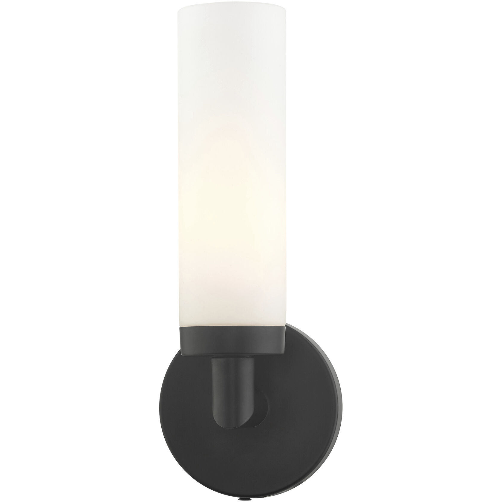 Aero 1 Light 4 inch Black ADA ADA Single Sconce Wall Light
