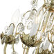 Acanthus 4 Light 14 inch Winter Gold Chandelier Ceiling Light