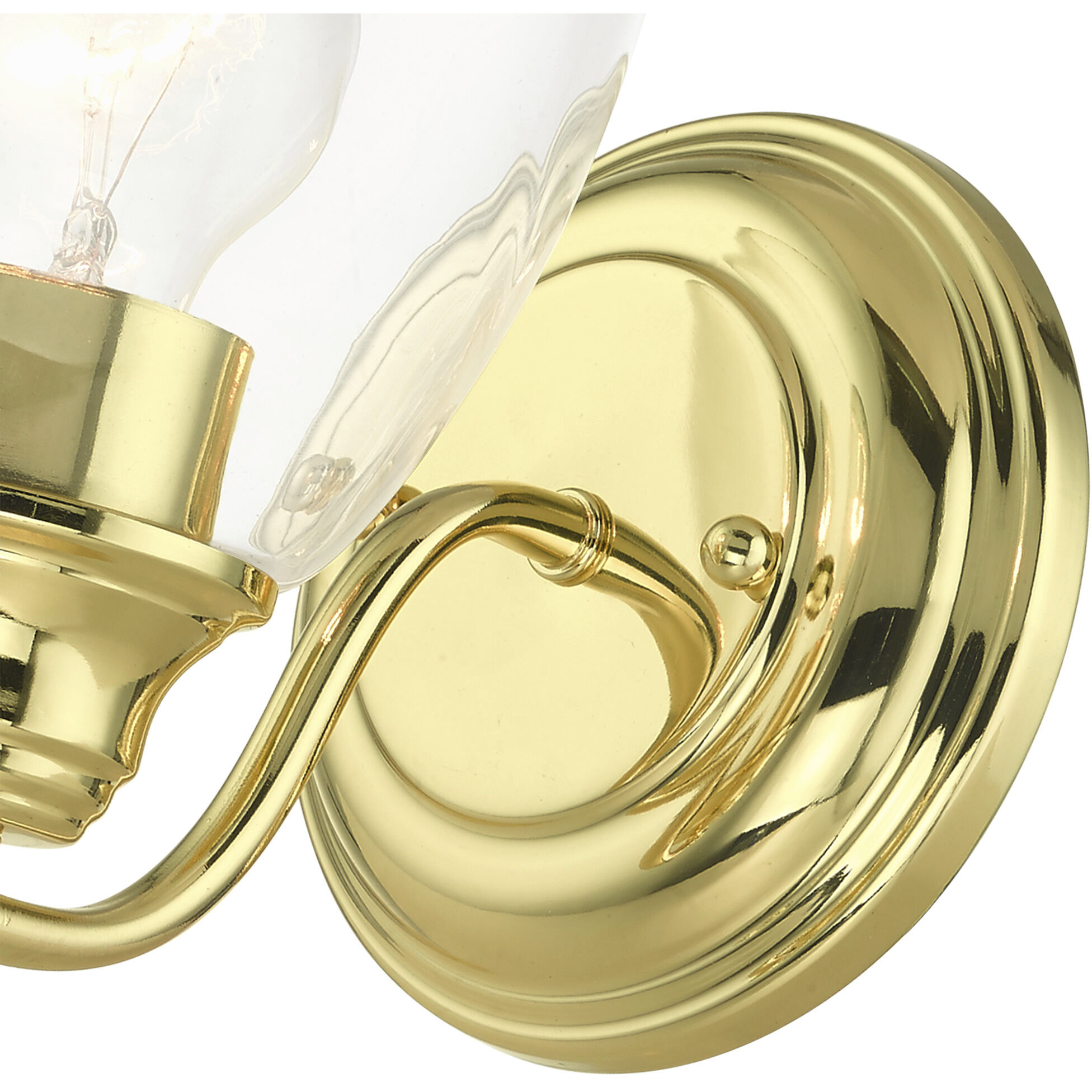 Montgomery 1 Light 5 inch Polished Brass Vanity Sconce Wall Light