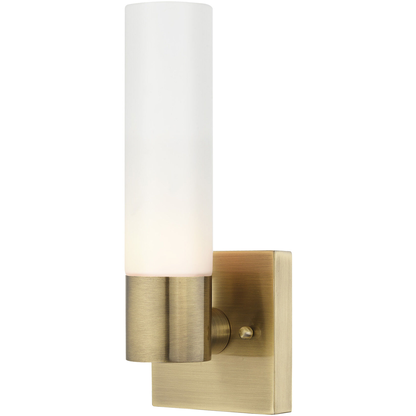 Aero ADA Wall Sconce Wall Light in Antique Brass
