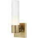 Aero ADA Wall Sconce Wall Light in Antique Brass
