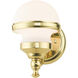 Oldwick 1 Light 6 inch Polished Brass Sconce Wall Light
