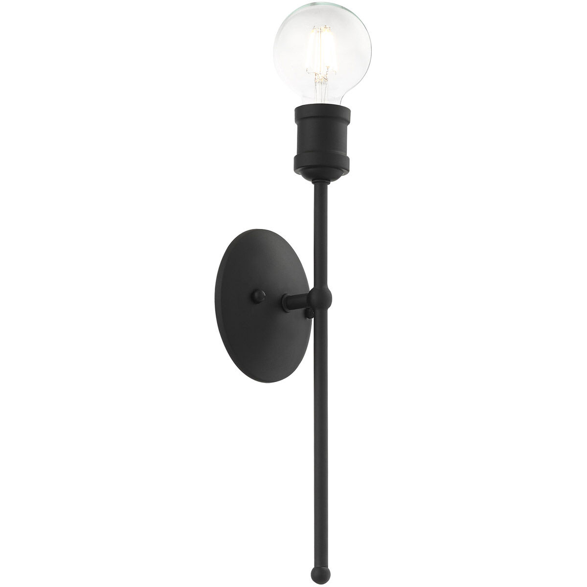 Lansdale 1 Light 5 inch Black ADA Sconce Wall Light