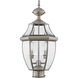 Monterey 2 Light 22 inch Brushed Nickel Outdoor Post Top Lantern