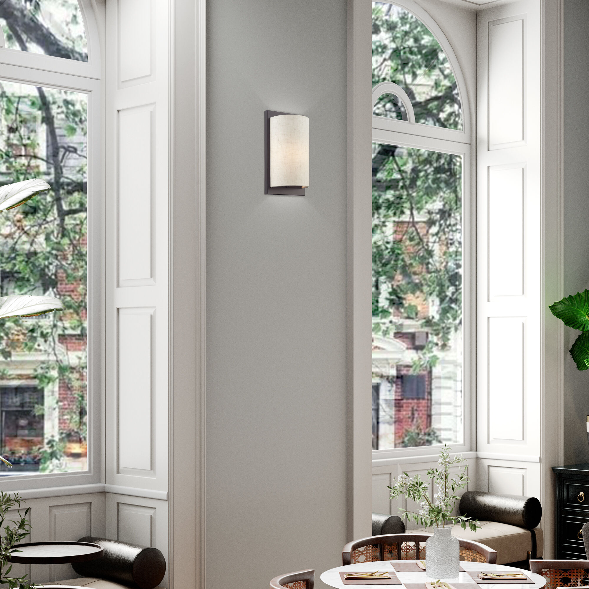 Brenton 1 Light 6 inch English Bronze ADA Wall Sconce Wall Light