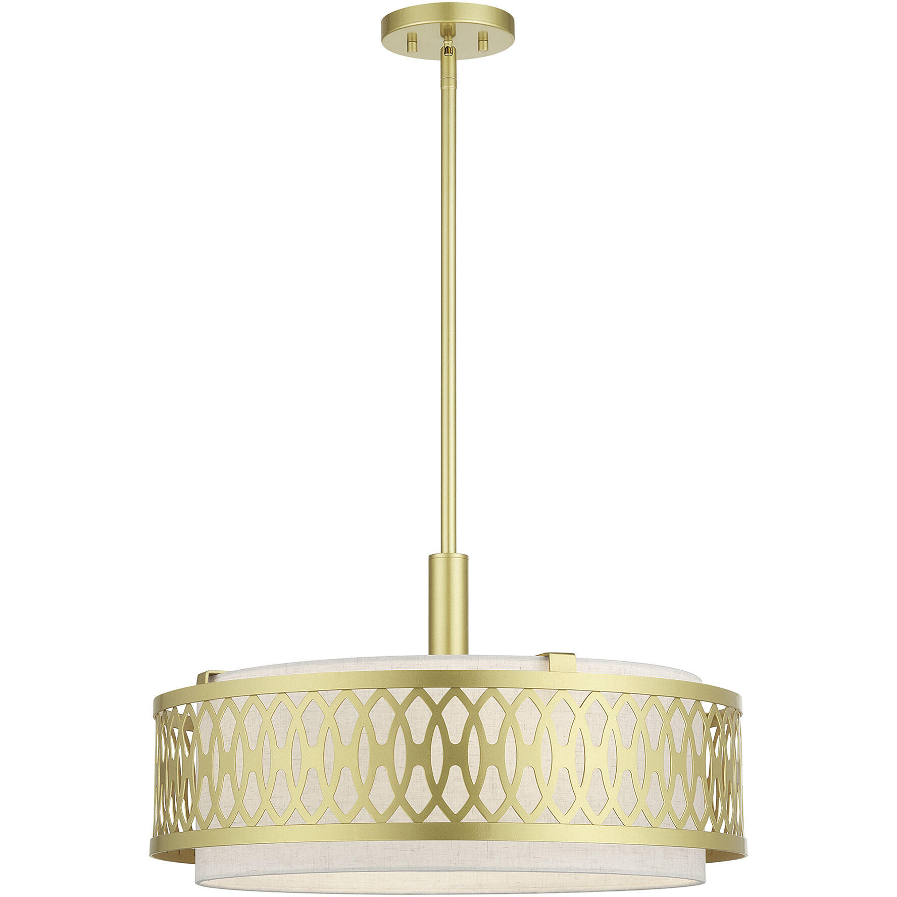 Vistaview 4 Light 21 inch Soft Gold Pendant Chandelier Ceiling Light