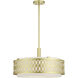 Vistaview 4 Light 21 inch Soft Gold Pendant Chandelier Ceiling Light