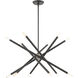 Soho 12 Light 28 inch Scandinavian Gray Chandelier Ceiling Light 