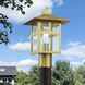 Crestlake 1 Light 13.5 inch Satin Gold Outdoor Post Top Lantern
