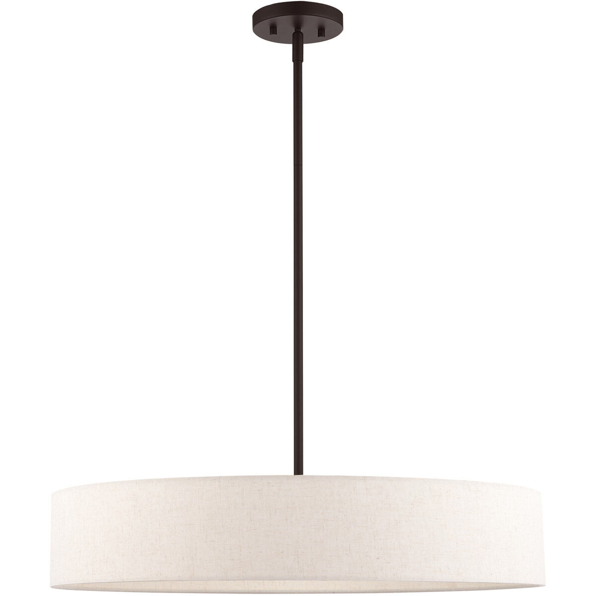 Venlo 5 Light 26 inch Bronze with Antique Brass Accents Pendant Ceiling Light