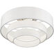 Manorwood 4 Light 21 inch Brushed Nickel Semi-Flush Ceiling Light