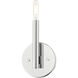 Copenhagen 1 Light 5.13 inch Polished Chrome ADA Single ADA Sconce Wall Light, Single