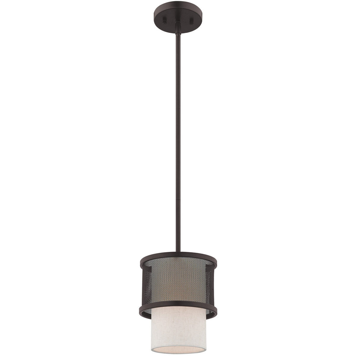 Braddock 1 Light 7 inch Bronze Mini Pendant Ceiling Light