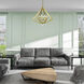 Diamond 8 Light 28 inch Polished Brass Chandelier Ceiling Light