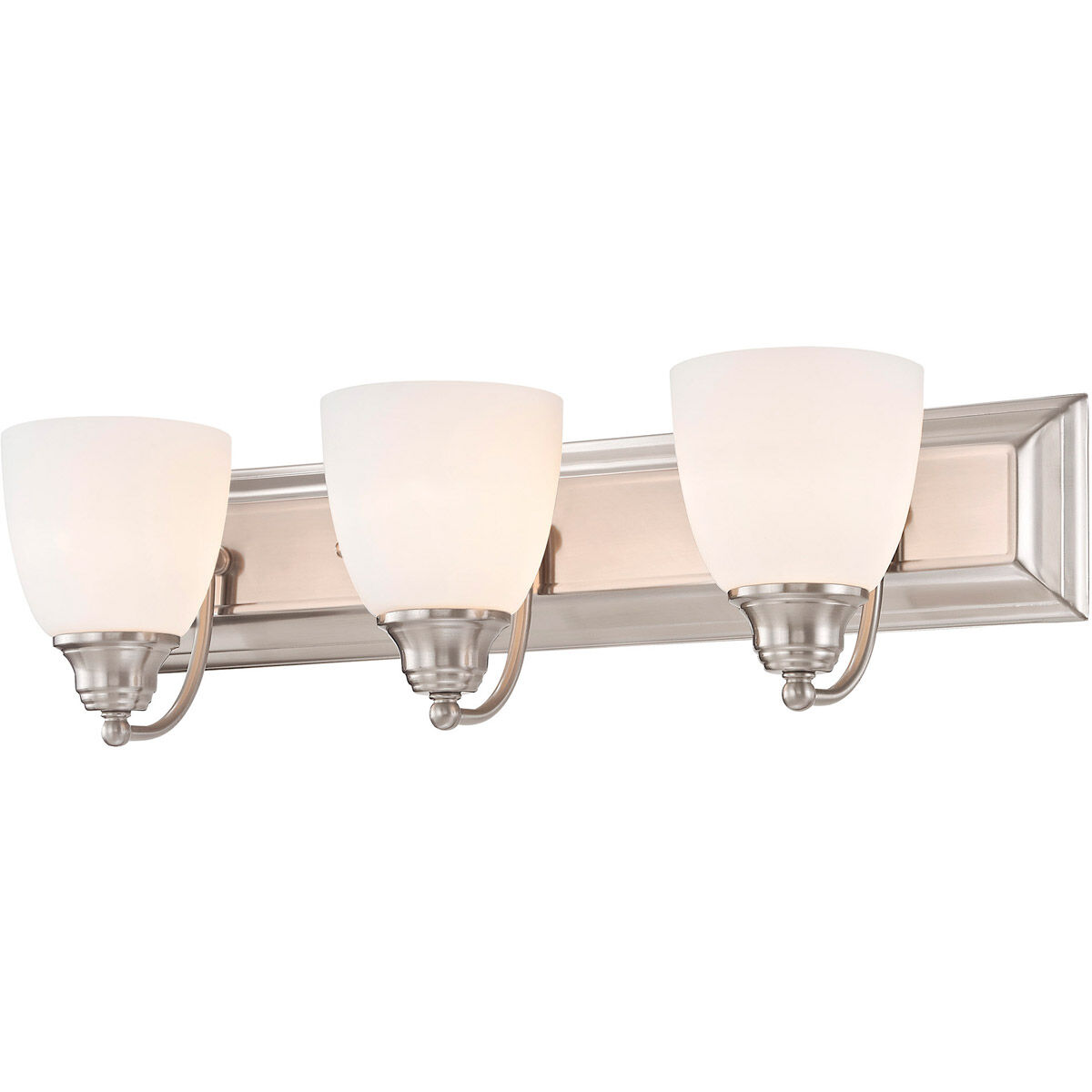 Springfield 3 Light 24 inch Brushed Nickel Bath Vanity Wall Light