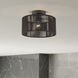Acordia 1 Light 12 inch English Bronze Semi Flush Mount Ceiling Light, Medium