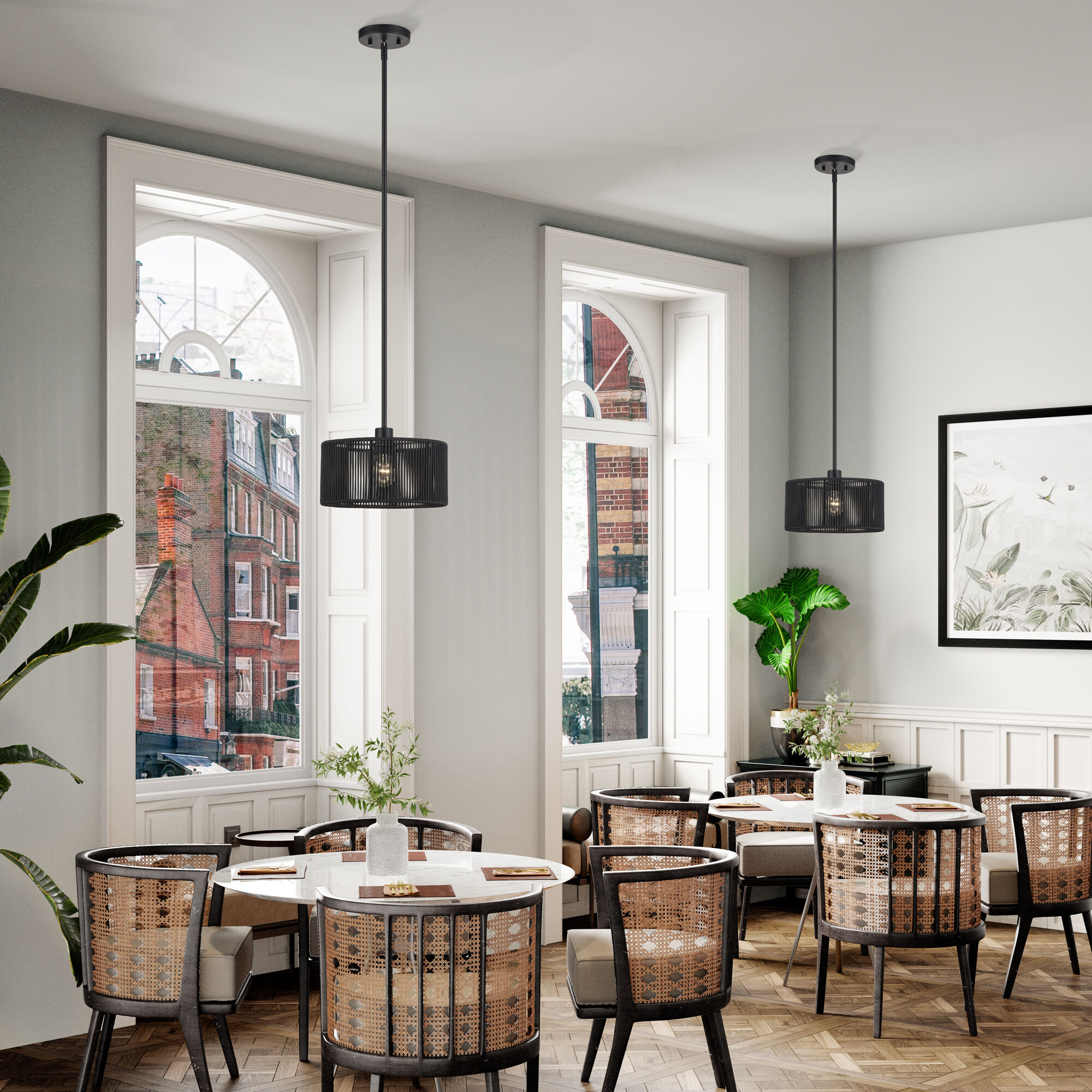 Acordia 1 Light 12 inch Black Pendant Ceiling Light